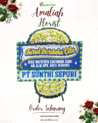 Papan Bunga Duka di Sreseh